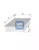 Filtro de ar 3020200 UFI