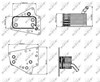 Radiador de óleo (frigorífico), debaixo de filtro 31258 NRF