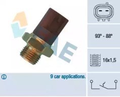 Sensor de temperatura do fluido de esfriamento (de ativação de ventilador do radiador) 36510 FAE