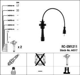 Conjunto de cabos rc-EM1211 44317