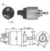 Relê retrator do motor de arranco 46004 MEAT&DORIA