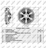 Acoplamento viscoso de ventilador de esfriamento 49040 NRF
