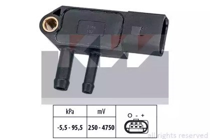 Sensor presion para volkswagen golf v variant (1k5) highline / 07.08 - 12.09 bmm 493264