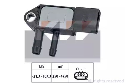 Sensor de pressão para Audi A4 ber. (B8) Básico / 11.07 - 12.13 CJC 493265