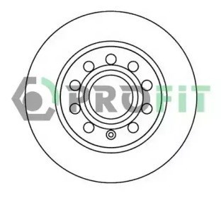 Disco de freio traseiro para Skoda Yeti (5L) (2015-2017) 1.2 Venha cbzb 50101224