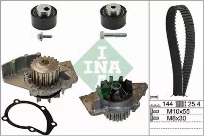 Kit de bomba de água PSA, FIAT, SUZ 530023530