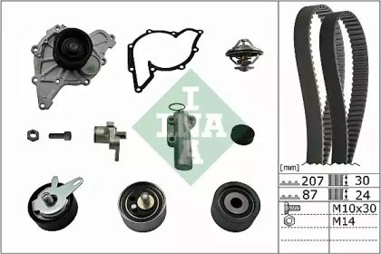 Correia do mecanismo de distribuição de gás, kit 530053930 INA