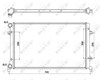 Radiador de esfriamento de motor 53405A NRF