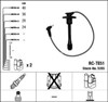 Fios de alta voltagem, kit 5355 NGK