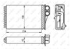 Radiador de forno (de aquecedor) 54304 NRF