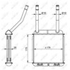 Radiador de forno (de aquecedor) 58147 NRF