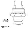 Sensor de temperatura do fluido de esfriamento (de ativação de ventilador do radiador) 601095D WAHLER