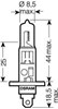 Lâmpada halógena 64155 OSRAM