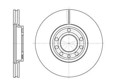 Fiat chroma x2 discos 05- opel signum 03- vectra c 04- saab 9-3 02- 285x 6689.10