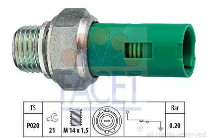Sensor de pressão do óleo 70131