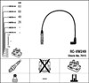 Fios de alta voltagem, kit 7015 NGK