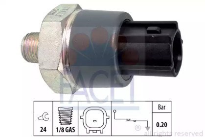 Sensor de pressão do óleo 70166