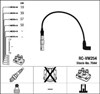 Fios de alta voltagem, kit 7044 NGK