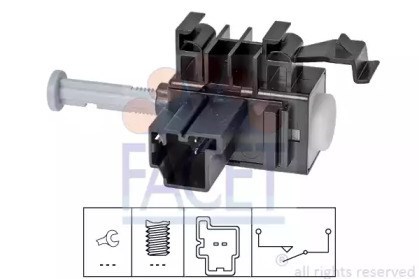 Interruptor de embrague para ford b-max, ford c-max, ford c-max grand, ford fiesta van, ford fiesta vi, ford focus ii, ford focus iii, ford galaxy ca1, ford kuga, ford mondeo iv, ford ranger, ford s-max, ford transit, land rover range rover evoque, volvo s60 ii, volvo s80 ii, volvo v60, volvo v70 iii, volvo xc60, volvo xc70 ii 71236