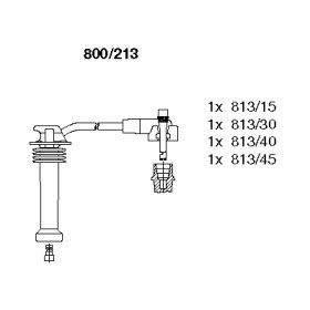 Ngk rcfd1204 jgo. de cabos de vela de ignição 800213