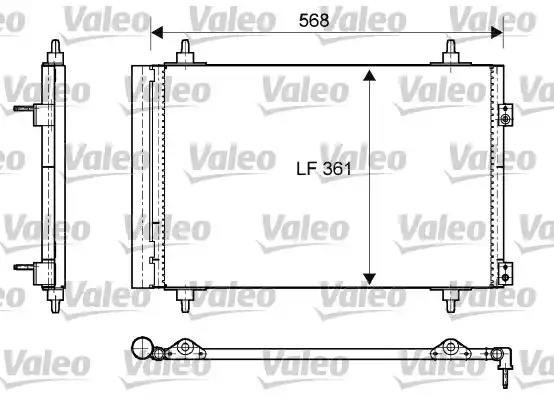 Condensador de ar condicionado para Citroen C4 Grand Picasso 2.0 HDi FAP (136 Hp) RHJ-DW10BTED4 818171