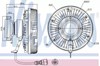 Acoplamento viscoso de ventilador de esfriamento 86075 NISSENS