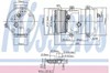 Compressor de aparelho de ar condicionado 890050 NISSENS