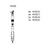 Fios de alta voltagem, kit 9A33 BREMI