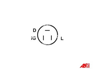 Relê-regulador do gerador (relê de carregamento) ARE6004 As-pl