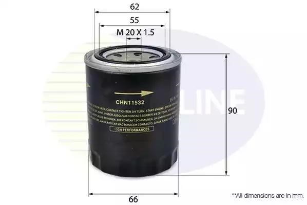 Filtro oleo hyund isuzu mazda opel']mahle']filtr CHN11532