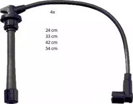Conjunto de cabos de ignição para Hyundai Coupe, Hyundai Elantra, Hyundai Lantra II CLS094