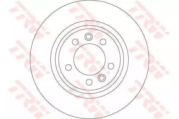 Disco de freio traseiro para citroen c5 sedã 1.6 HDI FAP (112 cv) 9h05 DF4351