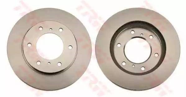 Disco do freio dianteiro DF4920 TRW