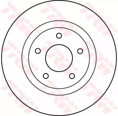 Disco de freio dianteiro para mitsubishi asx 1.6 (117 cv) 4a92 DF4932