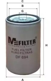 Filtron Filtro de Combustível DF694