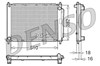 Radiador de esfriamento de motor DRM23100 DENSO