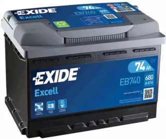 Bateria recarregável (PILHA) EB740 Exide