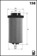 N1710 elem. filtro. combustível ELG5543