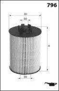 Sct sh4025p filtro de óleo ELH4356