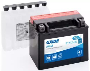 Bateria recarregável (PILHA) ETX12BS Exide