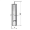 Filtro de combustível F026402824 BOSCH