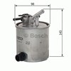 Filtro de combustível F026402849 BOSCH