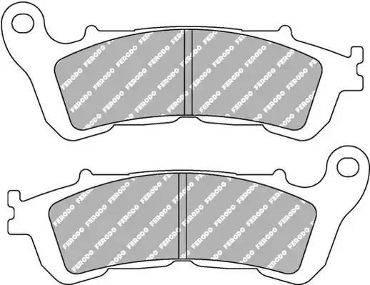 Sapatas do freio dianteiras de disco FDB2196ST Ferodo