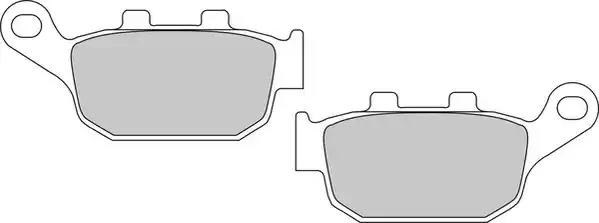 Sapatas do freio traseiras de disco FDB531P Ferodo