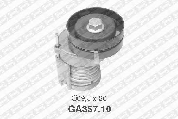 Tensor de cinto auxiliar para o assento Ibiza (6K1) 1.9 SDI AQM, AGP GA35710