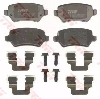 Sapatas do freio traseiras de disco GDB1831 TRW