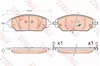 Sapatas do freio dianteiras de disco GDB3579 TRW