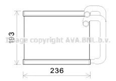 Radiador aquecedor para A/M Kia Optima (10-) / Hyundai Sonata (09-) (LRH 0849) Light HY6391