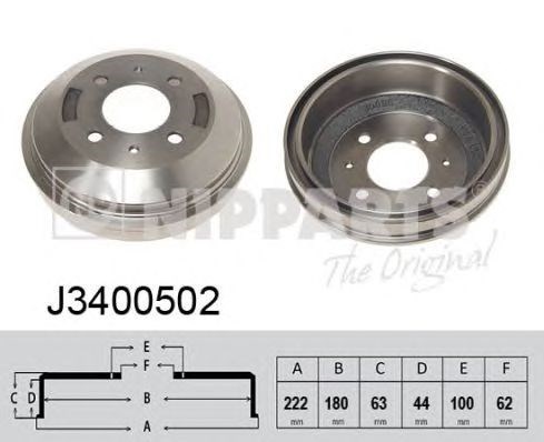 61303 Hyundai tambores de freio ( J3400502