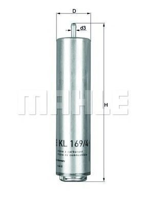 Filtro de combustível KL1694D